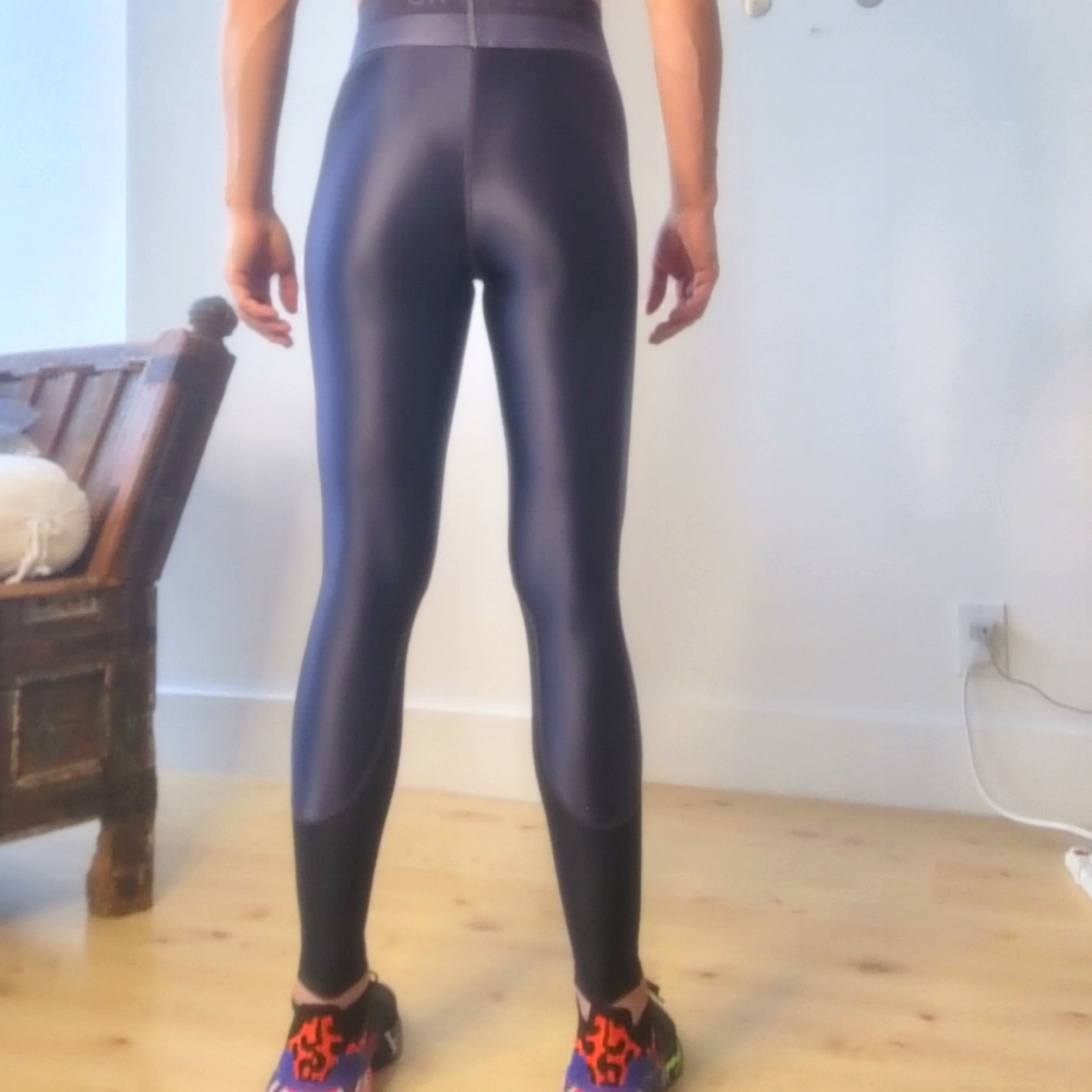 Nike Pro violet and black, size XS, leggins.